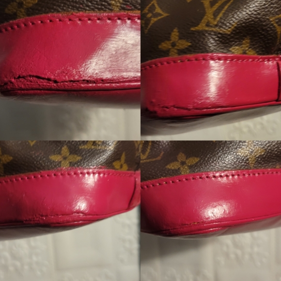 Louis Vuitton Monogram Alma PM Pink Magenta 2 way Bag Authentic Vintage Custom - Picture 9 of 14